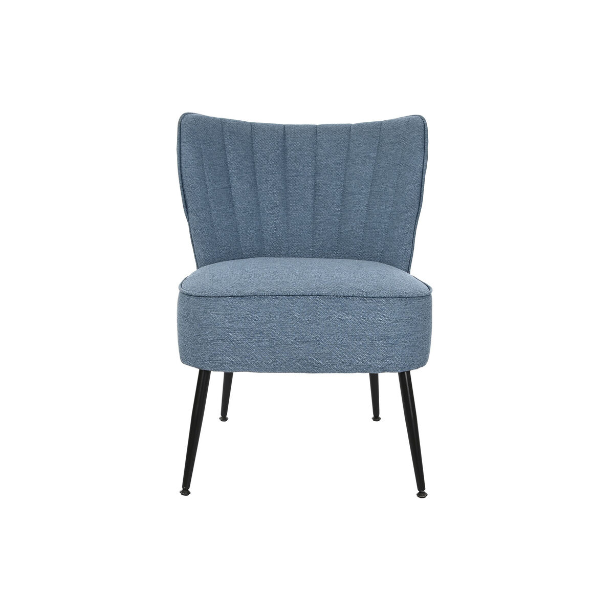 Fåtölj DKD Home Decor Blå Metall 55 x 64 x 72,5 cm - 3