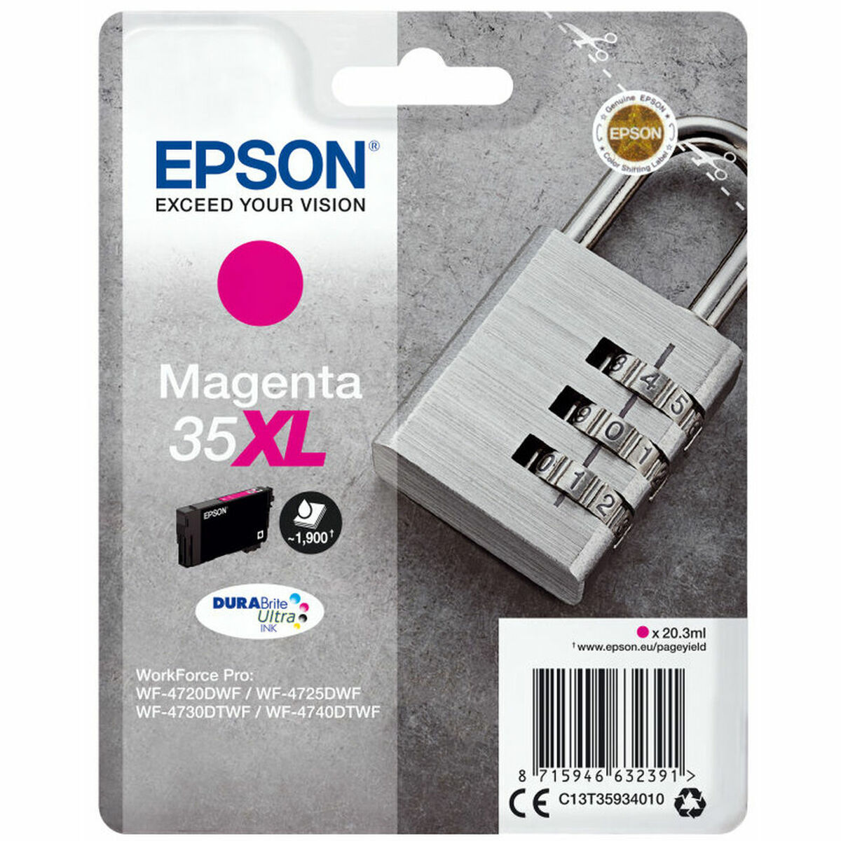 Original Bläckpatron Epson 35XL Magenta - 3
