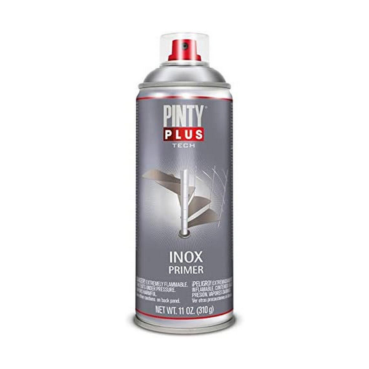 Sprejfärg Pintyplus Tech I150 400 ml 310 ml Utskrift Silvrig