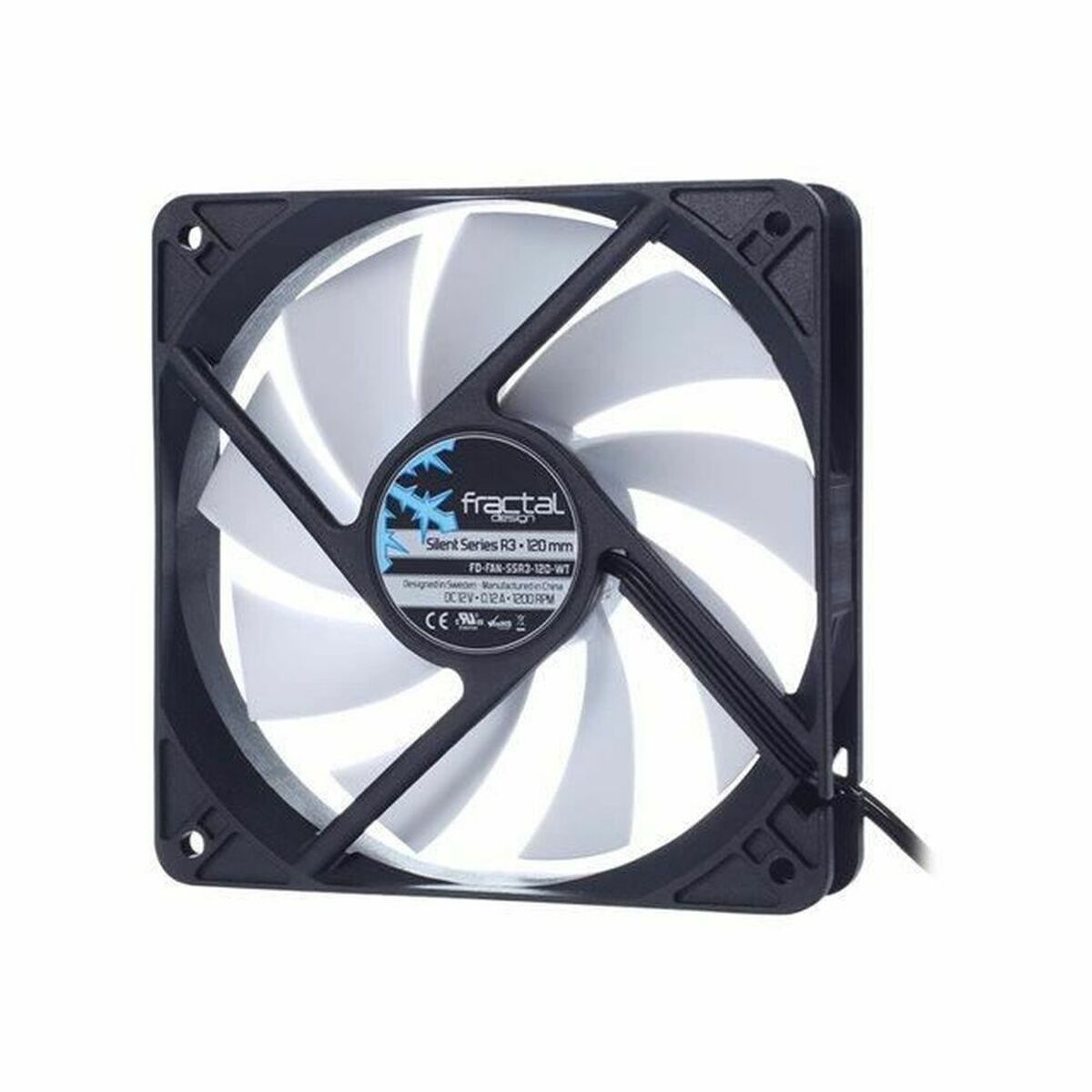 Lådfläkt Fractal Design FD-FAN-SSR3-120-WT Ø 12 cm