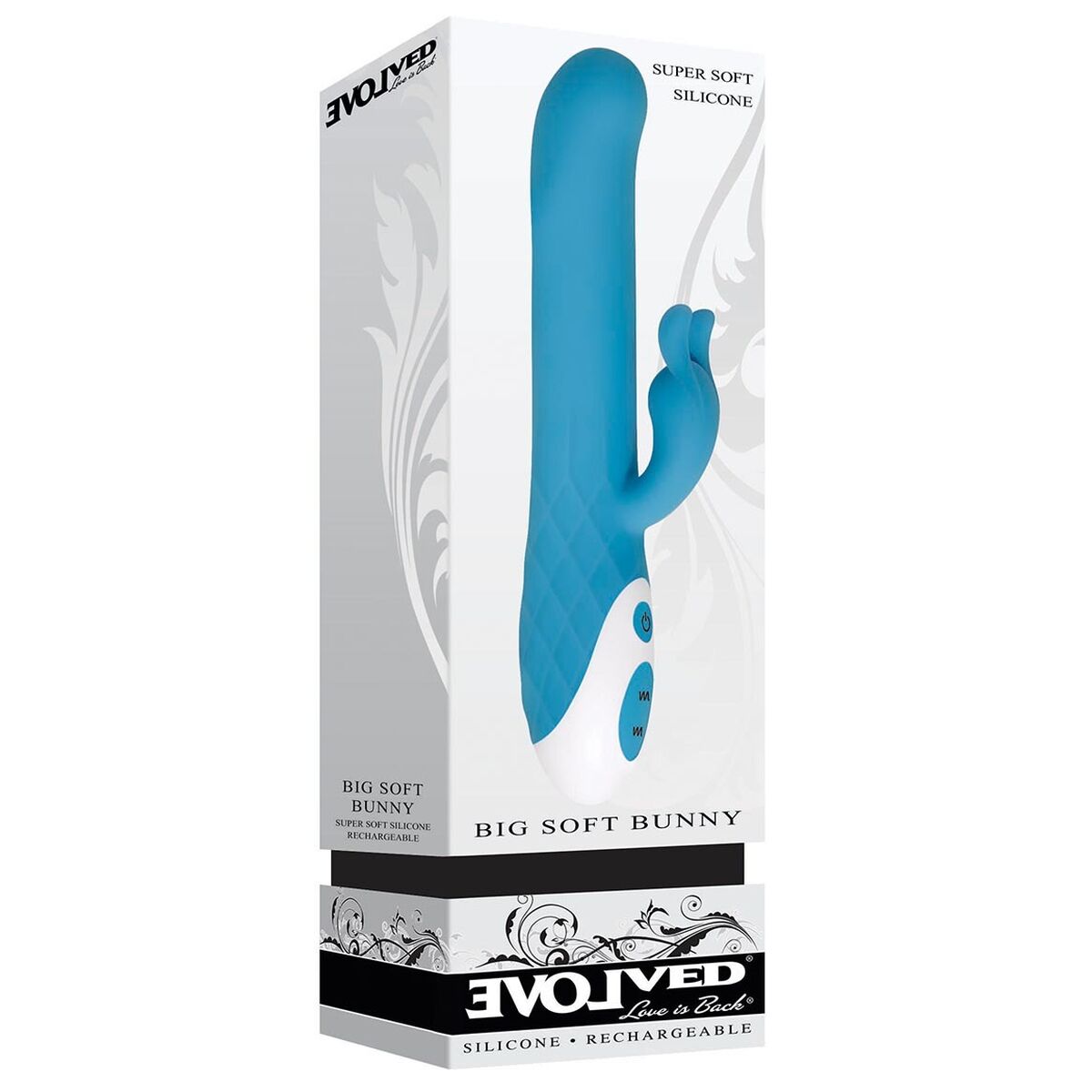 G-spotvibrator Evolved Big Soft Bunny Blå - 7