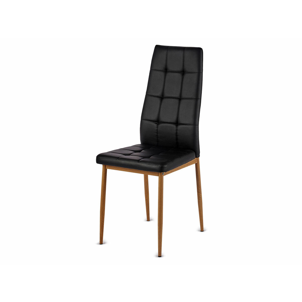 Matsalsstol Gift Decor Svart Trä Polyuretan Järn 42 x 51 x 97 cm (4 antal) - 2