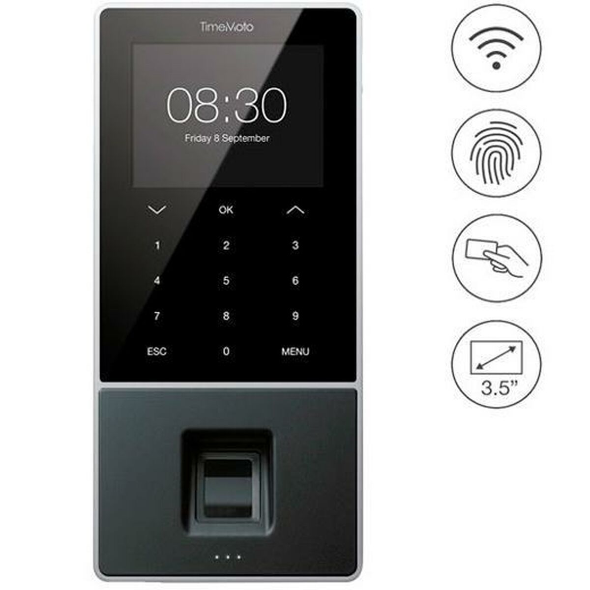 Biometriskt åtkomstkontrollsystem Safescan