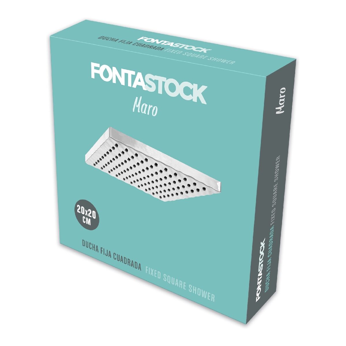 Duschros Fontastock MARO ABS 20 x 20 cm - 8