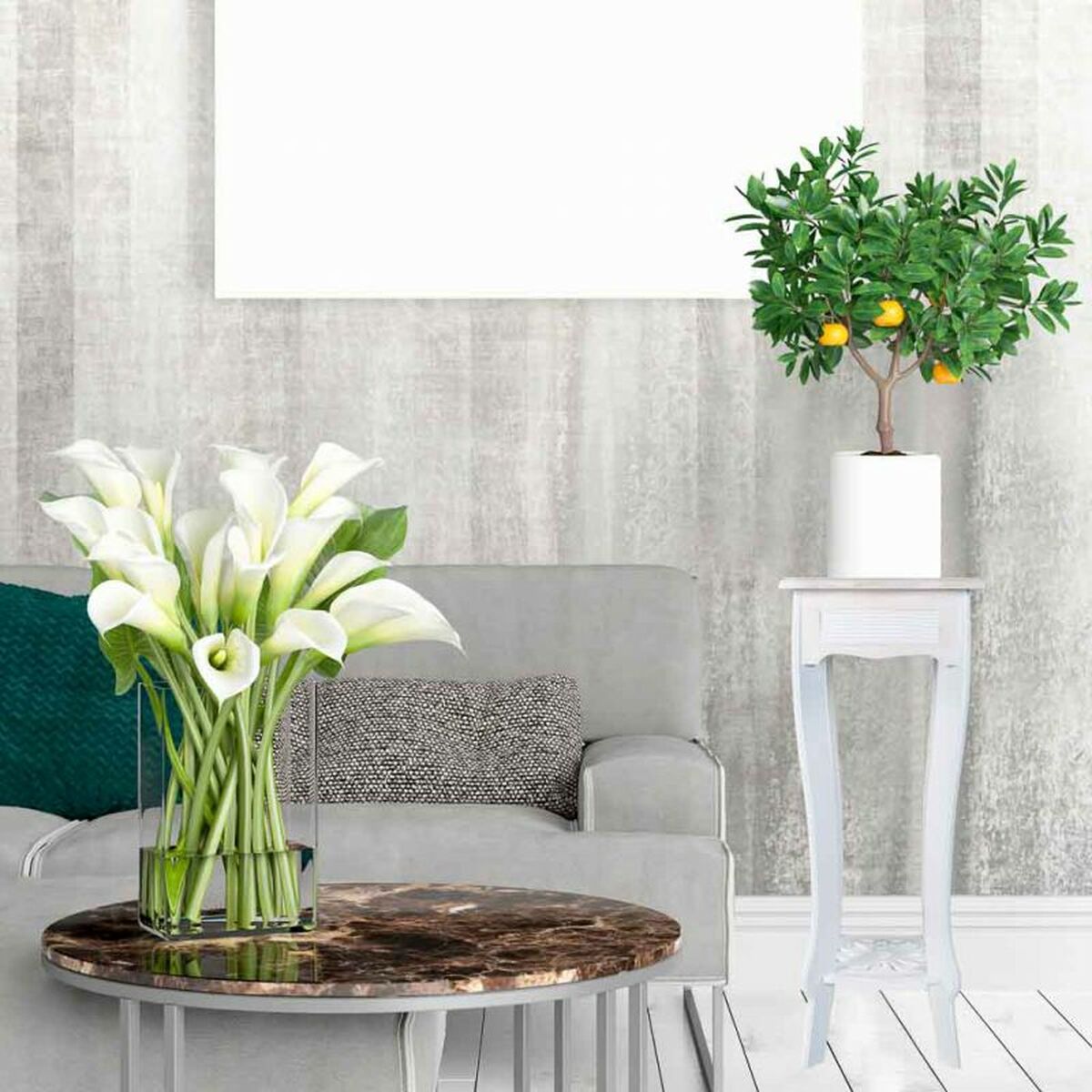 Sidobord Alexandra House Living 30 x 76 x 30 cm - 2