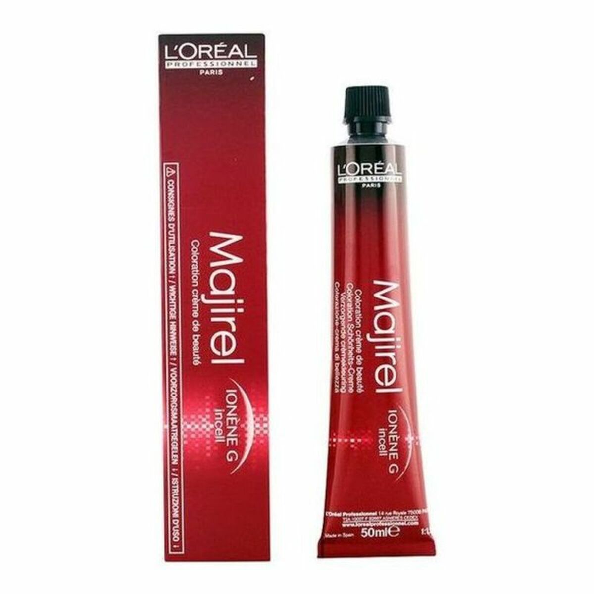 Permanent färg Majirel L'Oreal Professionnel Paris Majirel Nº 6,32 50 ml