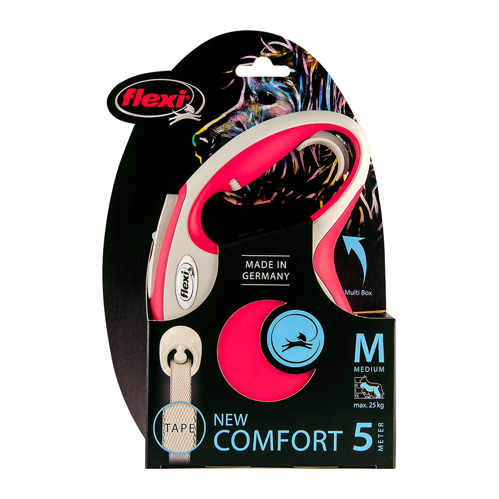 DoHundkoppel Flexi NEW COMFORT 5 m Röd Storlek S - 2