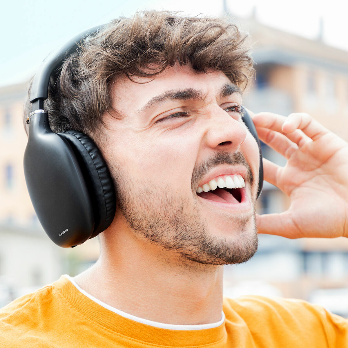 Trådlöst Hopfällbart Headset Folbeat InnovaGoods - 19