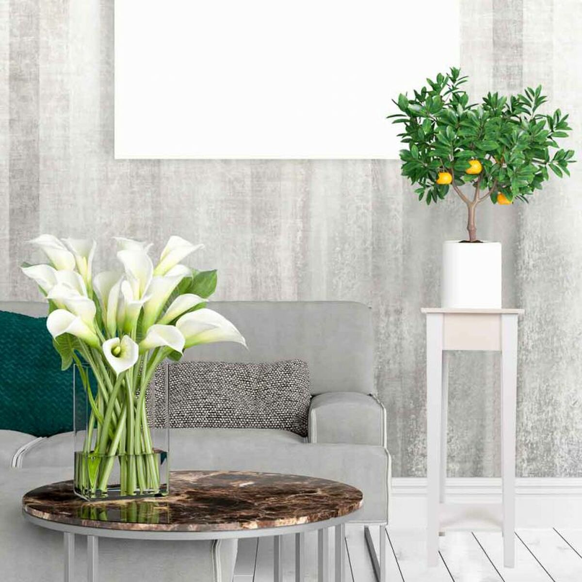 Sidobord Alexandra House Living 30 x 80 x 30 cm - 2