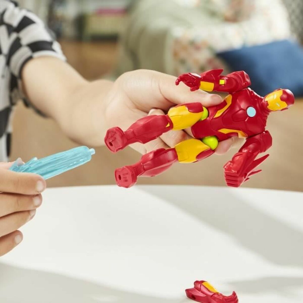 Ledad figur Hasbro MixMashers Iron Man - 5