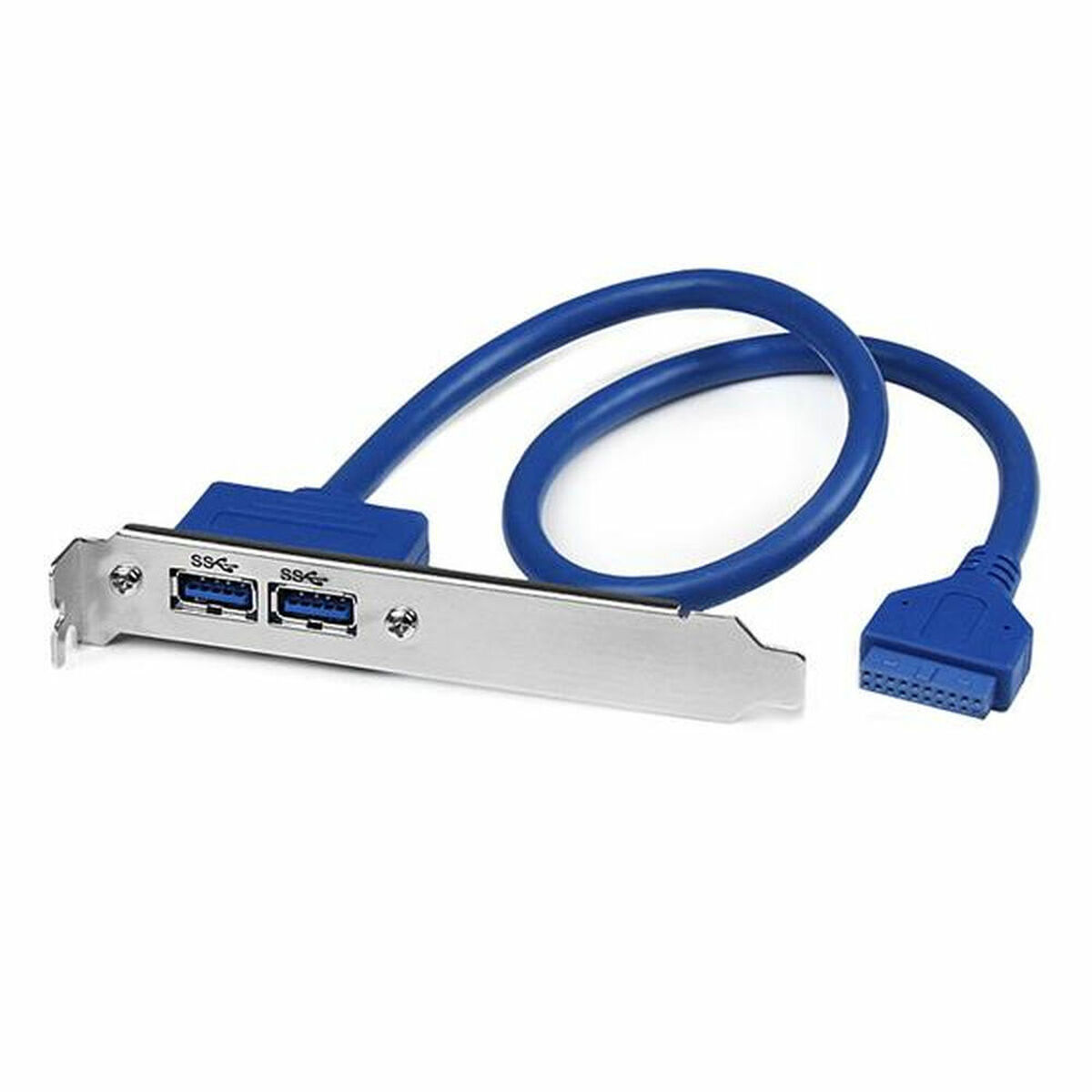 USB-kabel Startech USB3SPLATE           IDC Blå - 8
