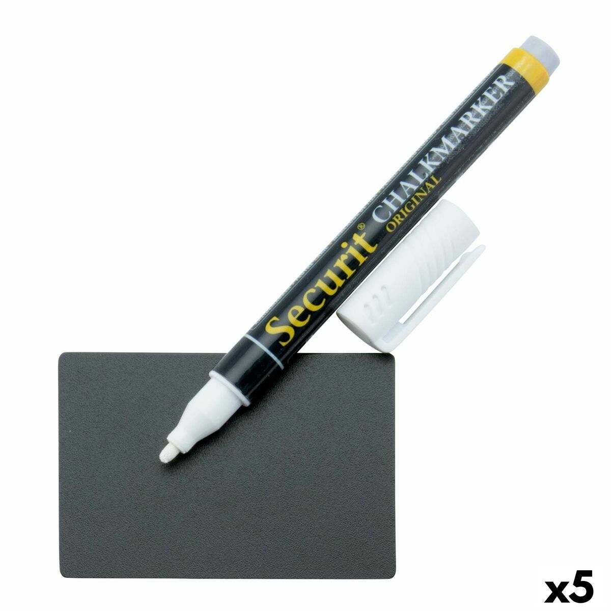 Skiffer Securit Med stöd Set 5,2 x 7,4 cm 20 antal Svart - 4