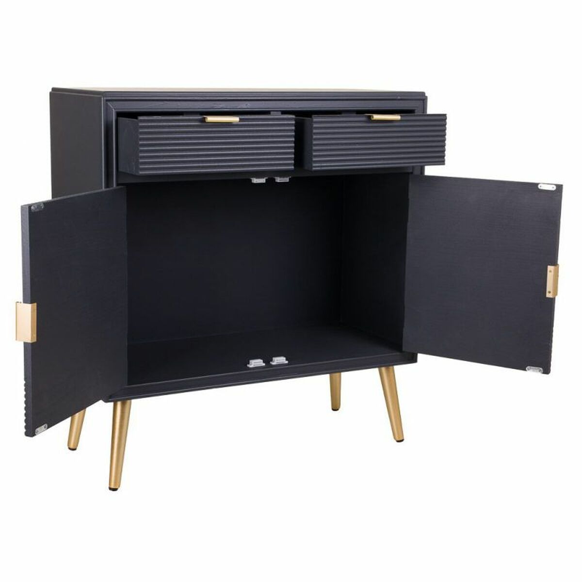 Hallmöbel med lådor Alexandra House Living Grå Gyllene 36 x 85 x 80 cm - 5