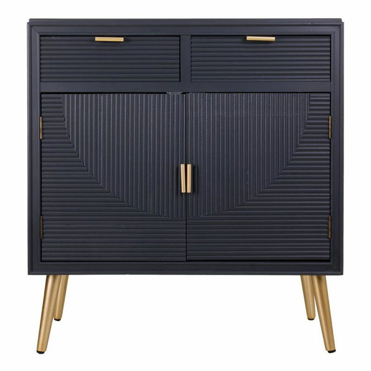 Hallmöbel med lådor Alexandra House Living Grå Gyllene 36 x 85 x 80 cm - 4