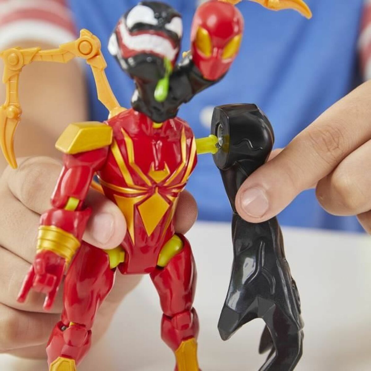 Ledad figur Hasbro MixMashers Iron Spider Deluxe - 4