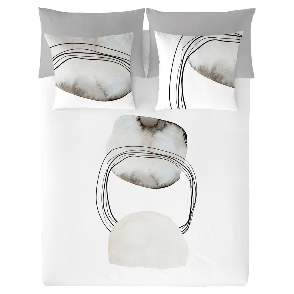 Påslakan Naturals Pebble Säng 135/140 220 x 220 cm - 4