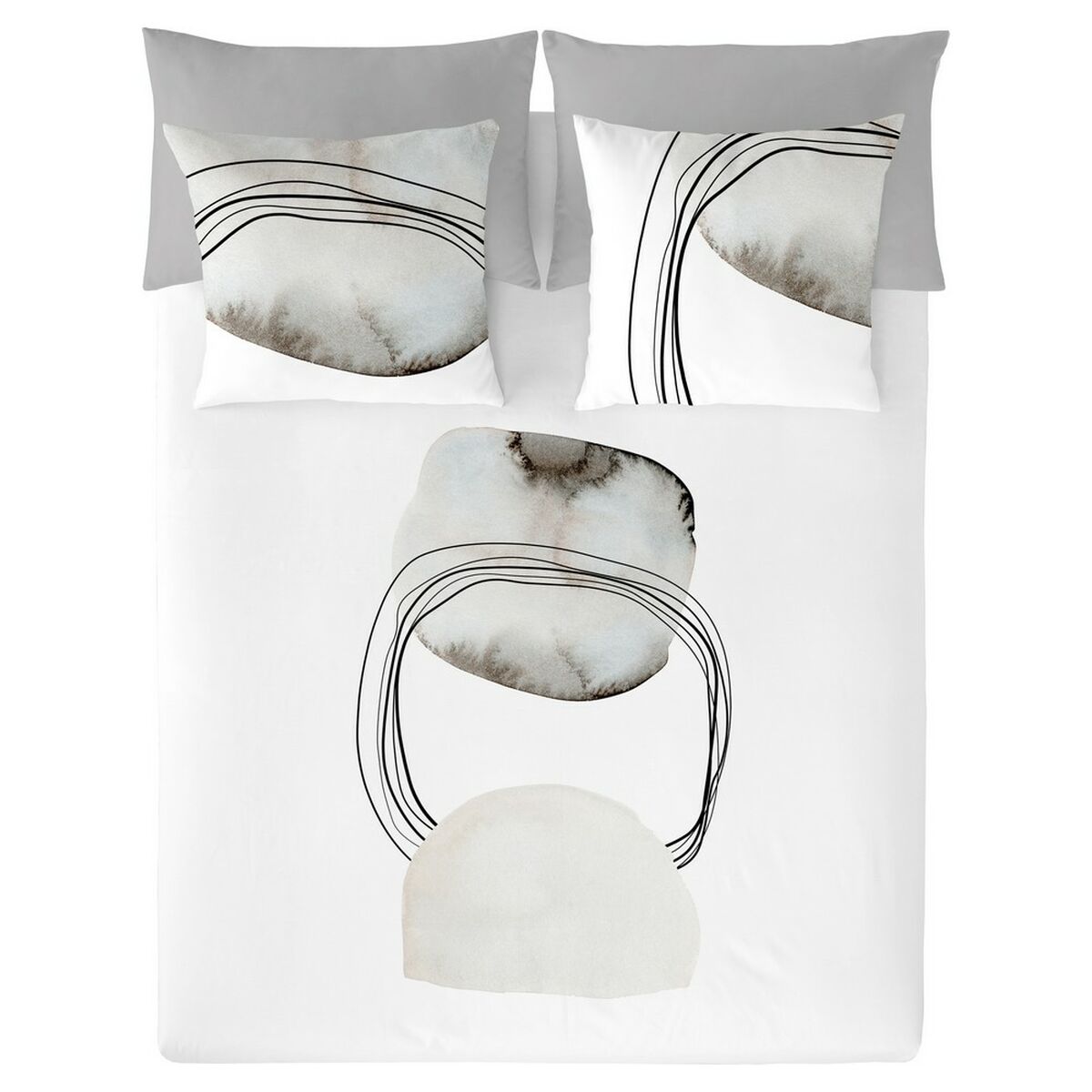 Påslakan Naturals Pebble Säng 135/140 220 x 220 cm - 15