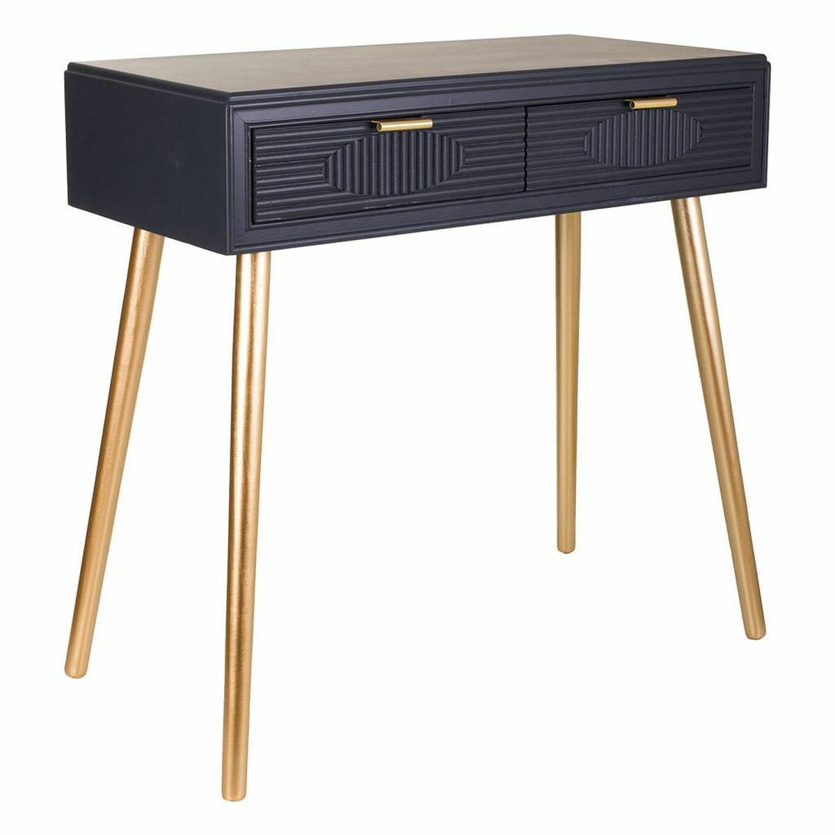 Hallmöbel med lådor Alexandra House Living Grå Gyllene 41 x 78 x 82 cm