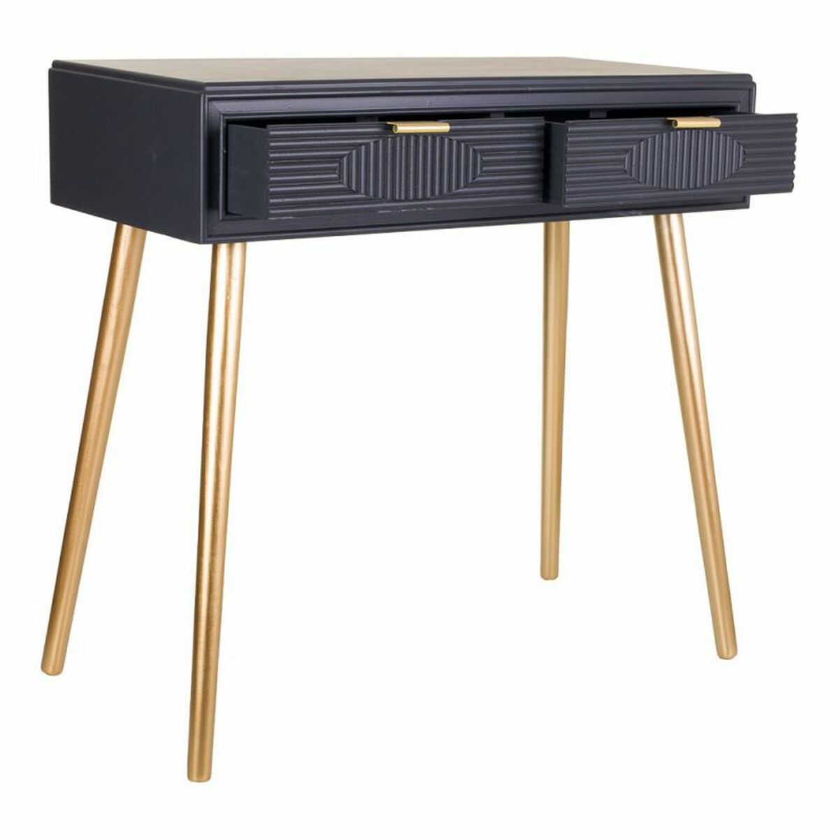 Hallmöbel med lådor Alexandra House Living Grå Gyllene 41 x 78 x 82 cm - 4