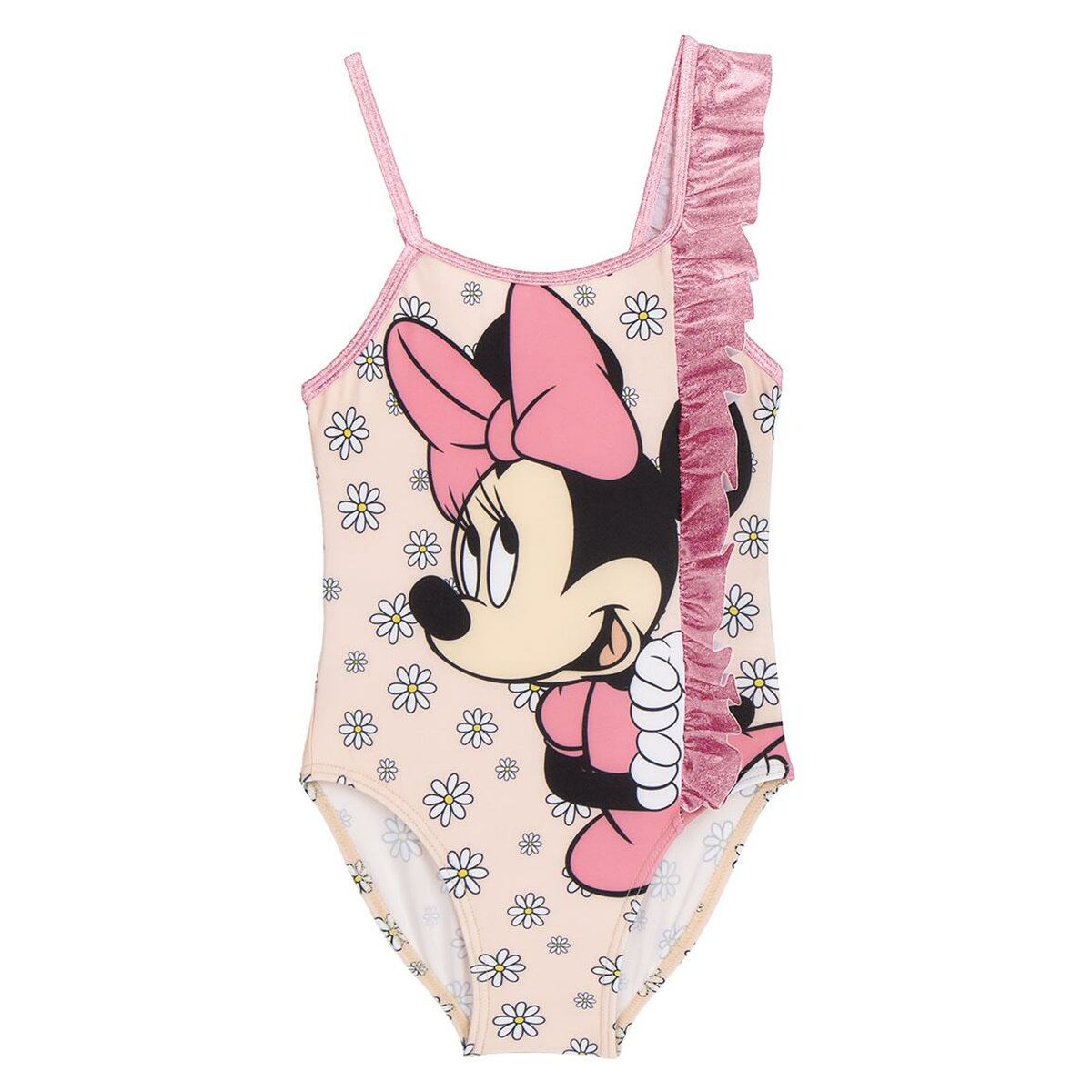 Baddräkt, Flickor Minnie Mouse Rosa