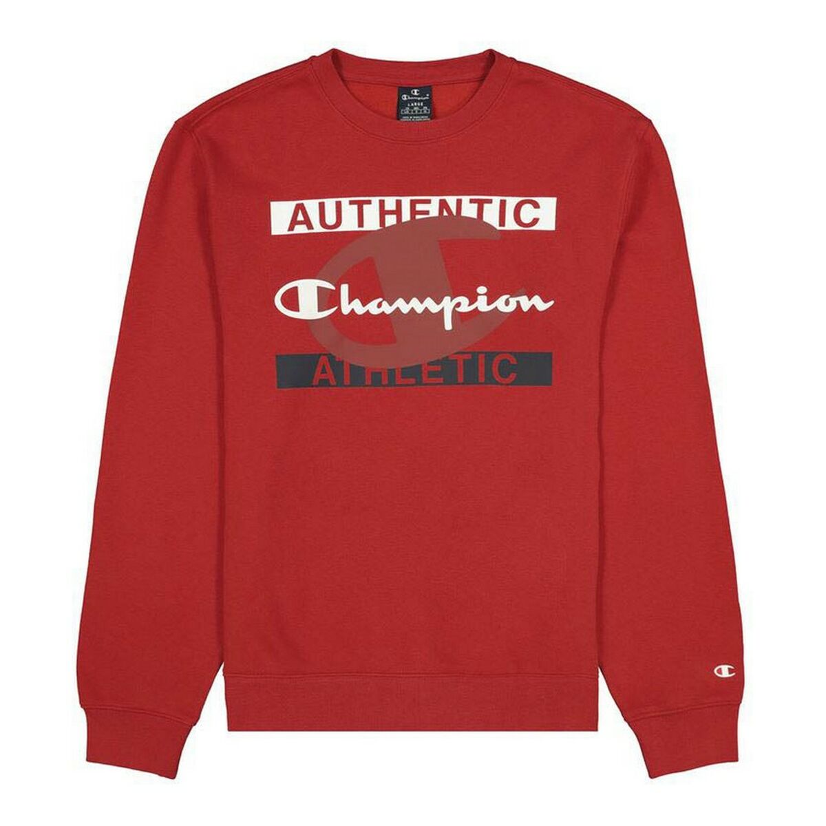 Tröja utan huva Herr Champion Authentic Athletic Röd