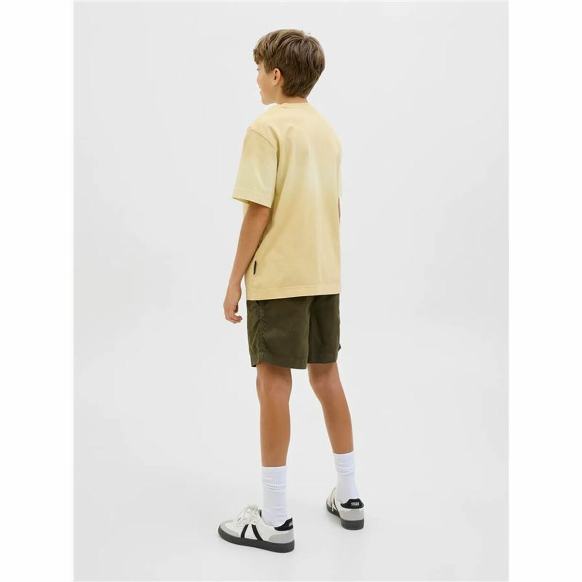 Kort byxa Jack & Jones Jpstjaiden Jjcampaign Oliv Barn Unisex - 3
