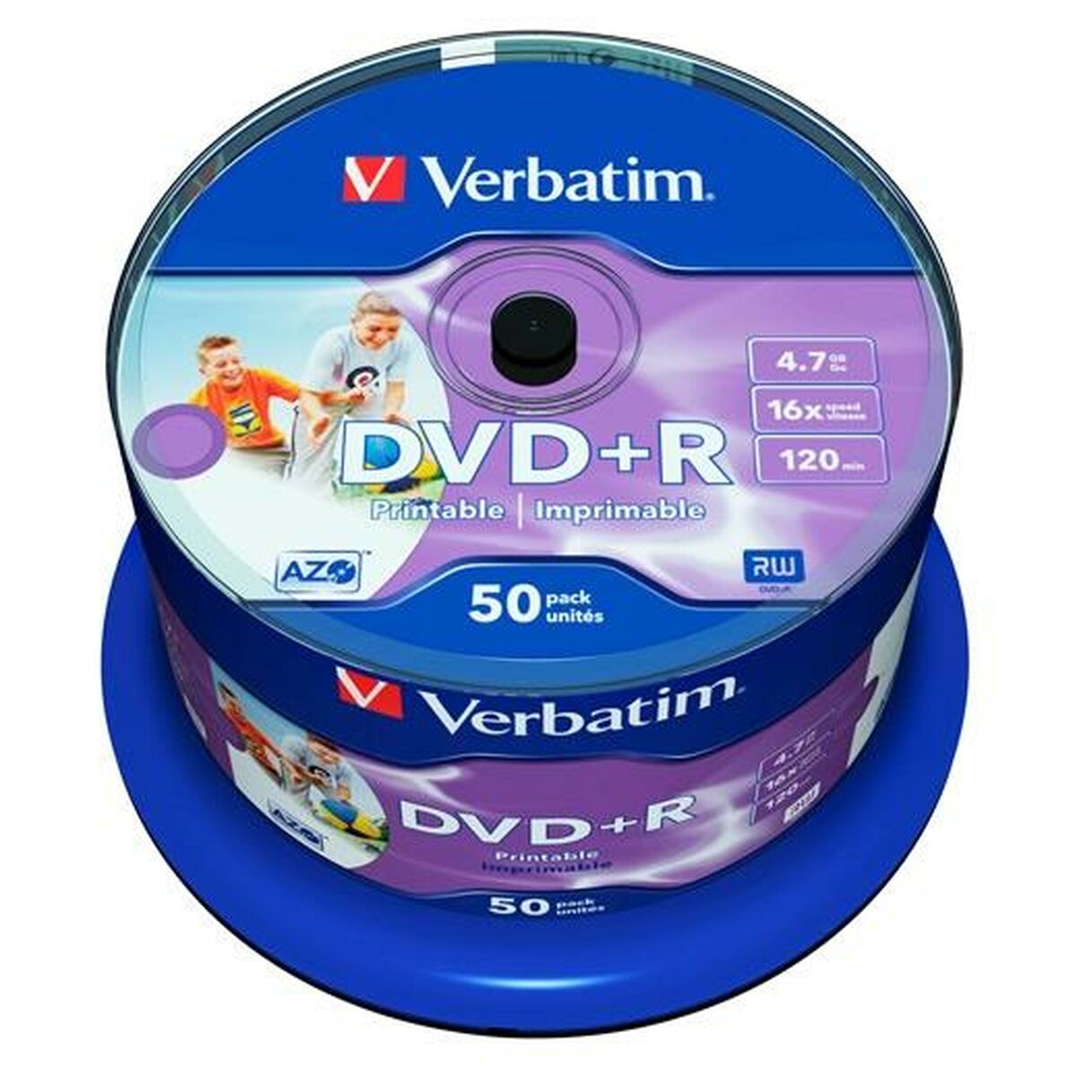 DVD+R Verbatim   4,7 GB 16x 50 Delar (4 antal) - 2