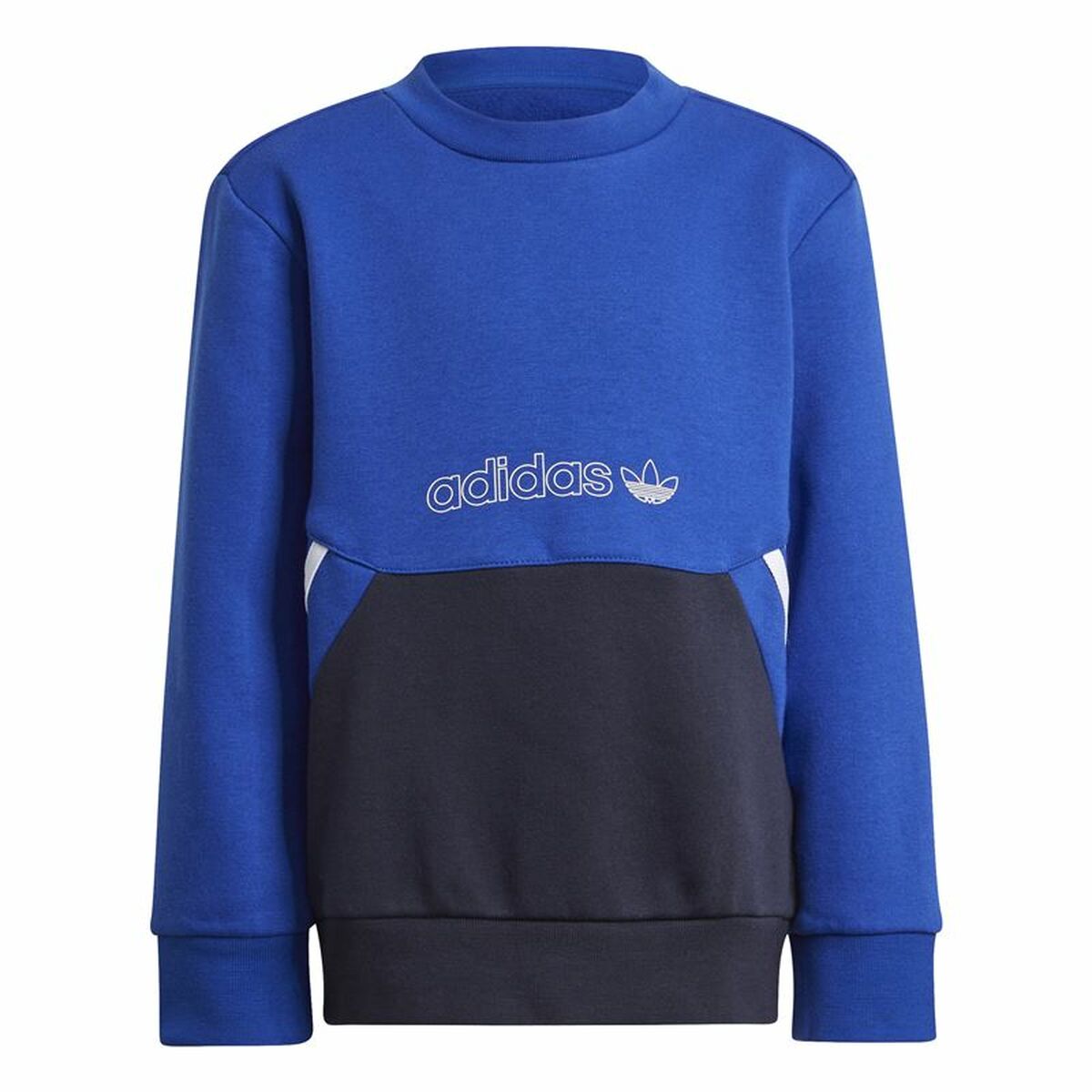 Träningskläder, Barn Adidas Crew Blå - 10