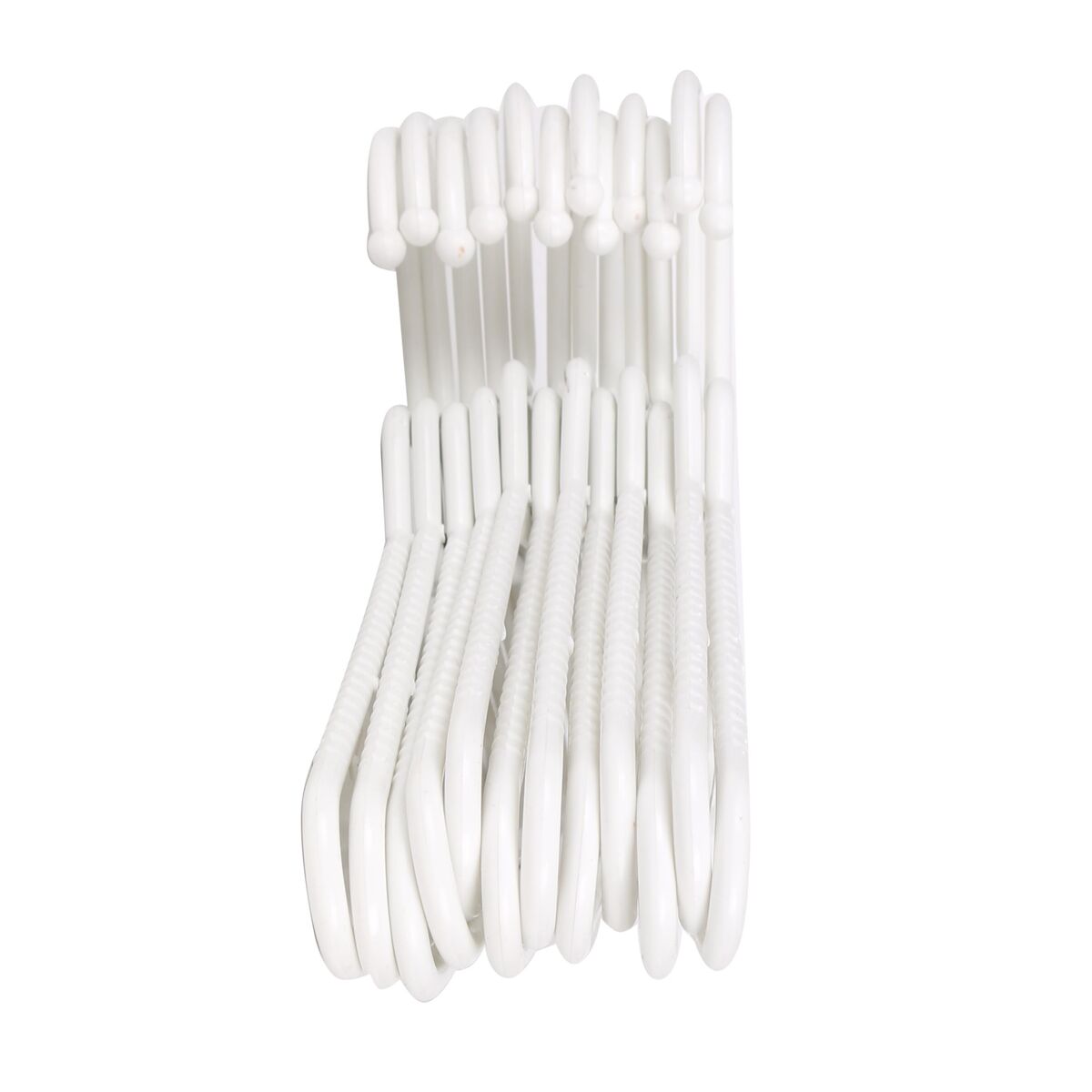 Klädhängarset Dem Vit Plast 12 Delar 38 x 17,5 cm (8 antal) - 3
