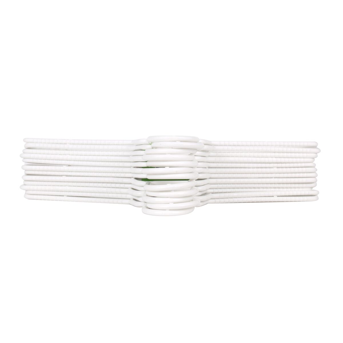 Klädhängarset Dem Vit Plast 12 Delar 38 x 17,5 cm (8 antal) - 2