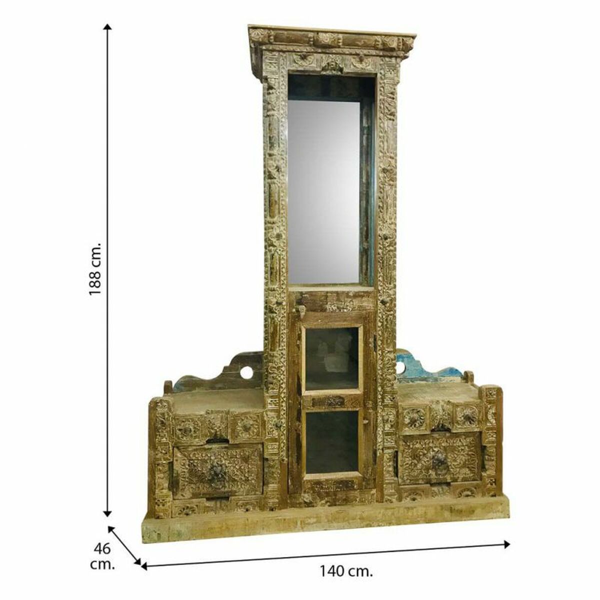 Mottagare Alexandra House Living 46 x 188 x 140 cm - 4