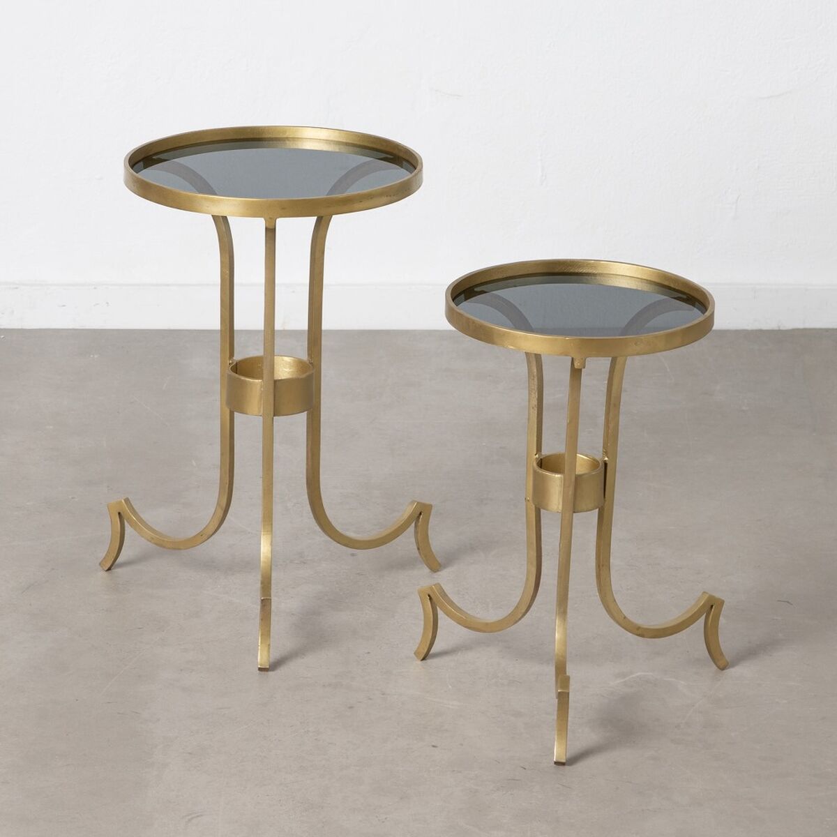 2-bordsset Gyllene Rök 38,5 x 38,5 x 61 cm (2 antal) - 2