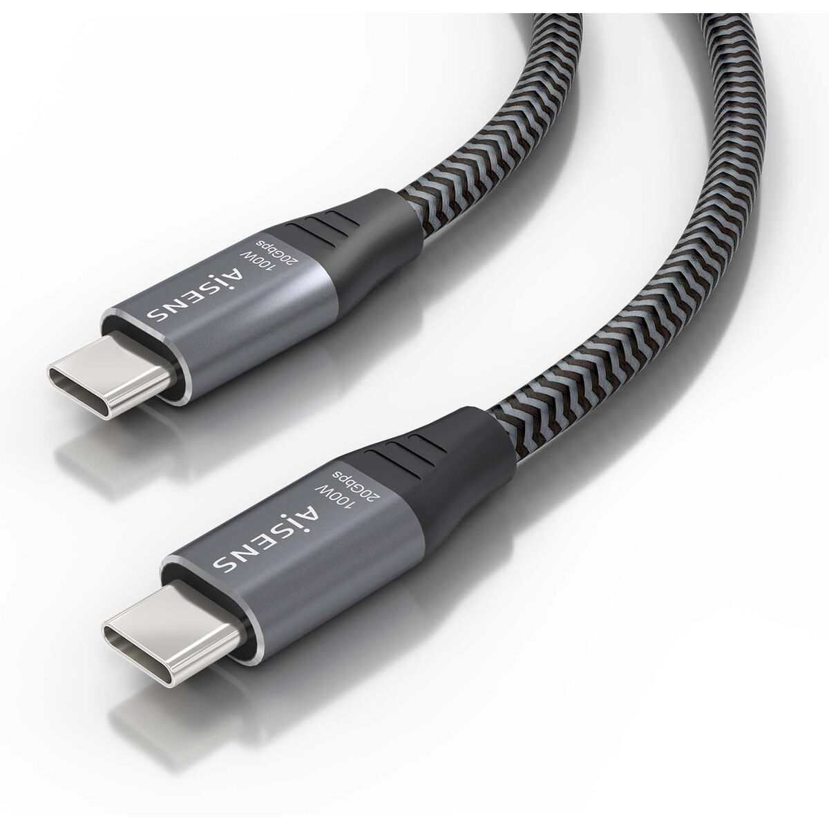 USB-C till USB-C Kabel Aisens A107-0875 3 m Grå - 3