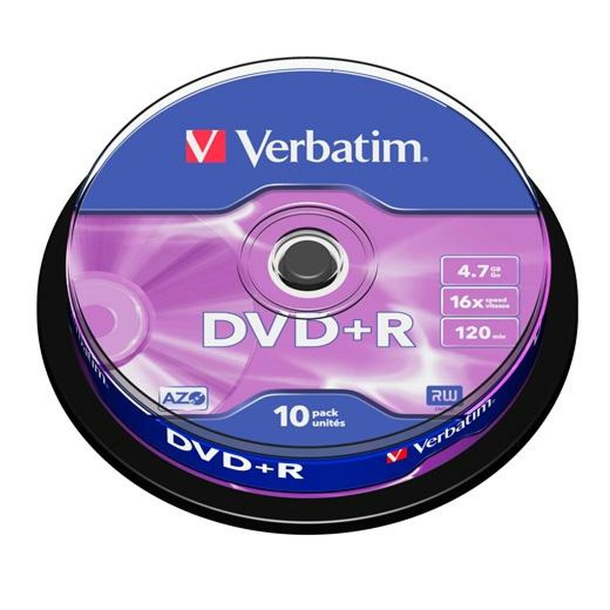DVD+R Verbatim 4,7 GB 16x 10 Delar (20 antal) - 2