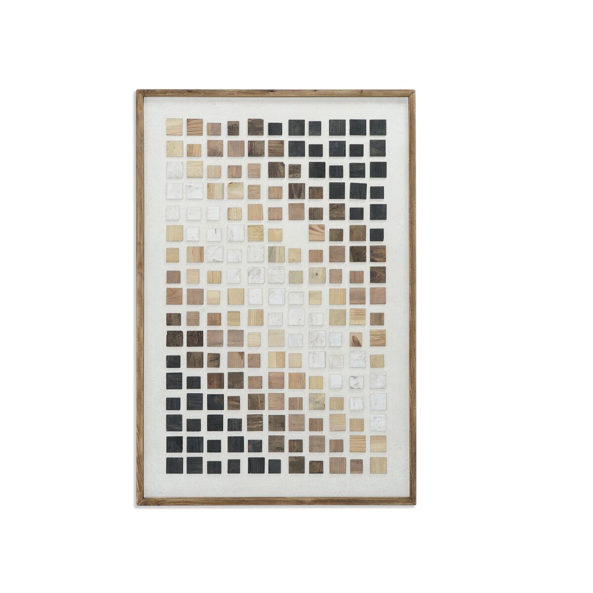 Tavla DKD Home Decor Glas Återvunnet Trä 82 x 4 x 122 cm