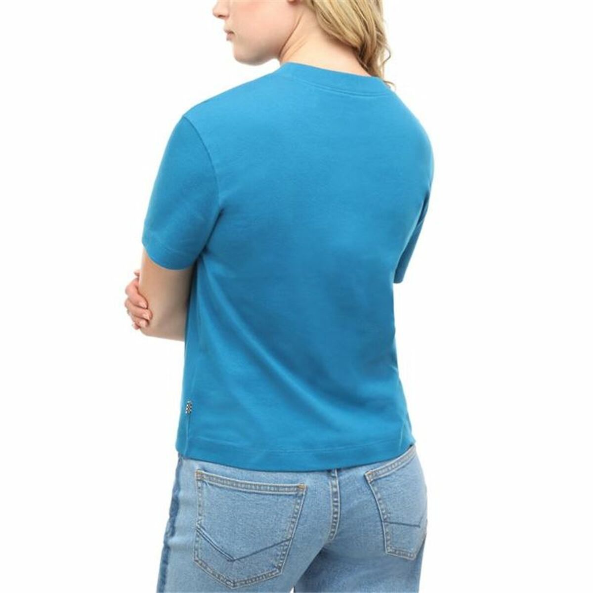 T-shirt med kortärm Dam Vans Funnier Times Blå - 3