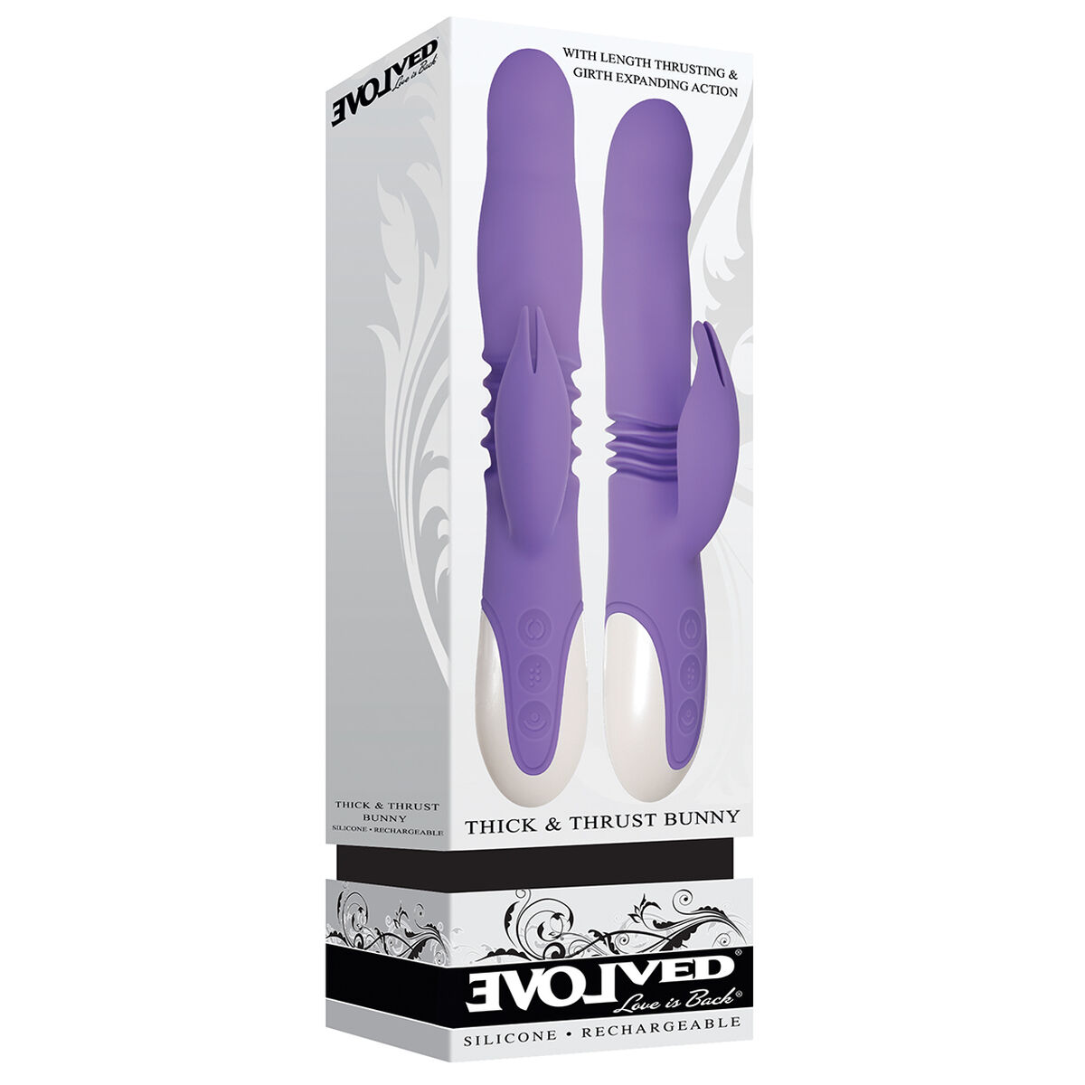 G-spotvibrator Evolved Bunny Purpur - 6