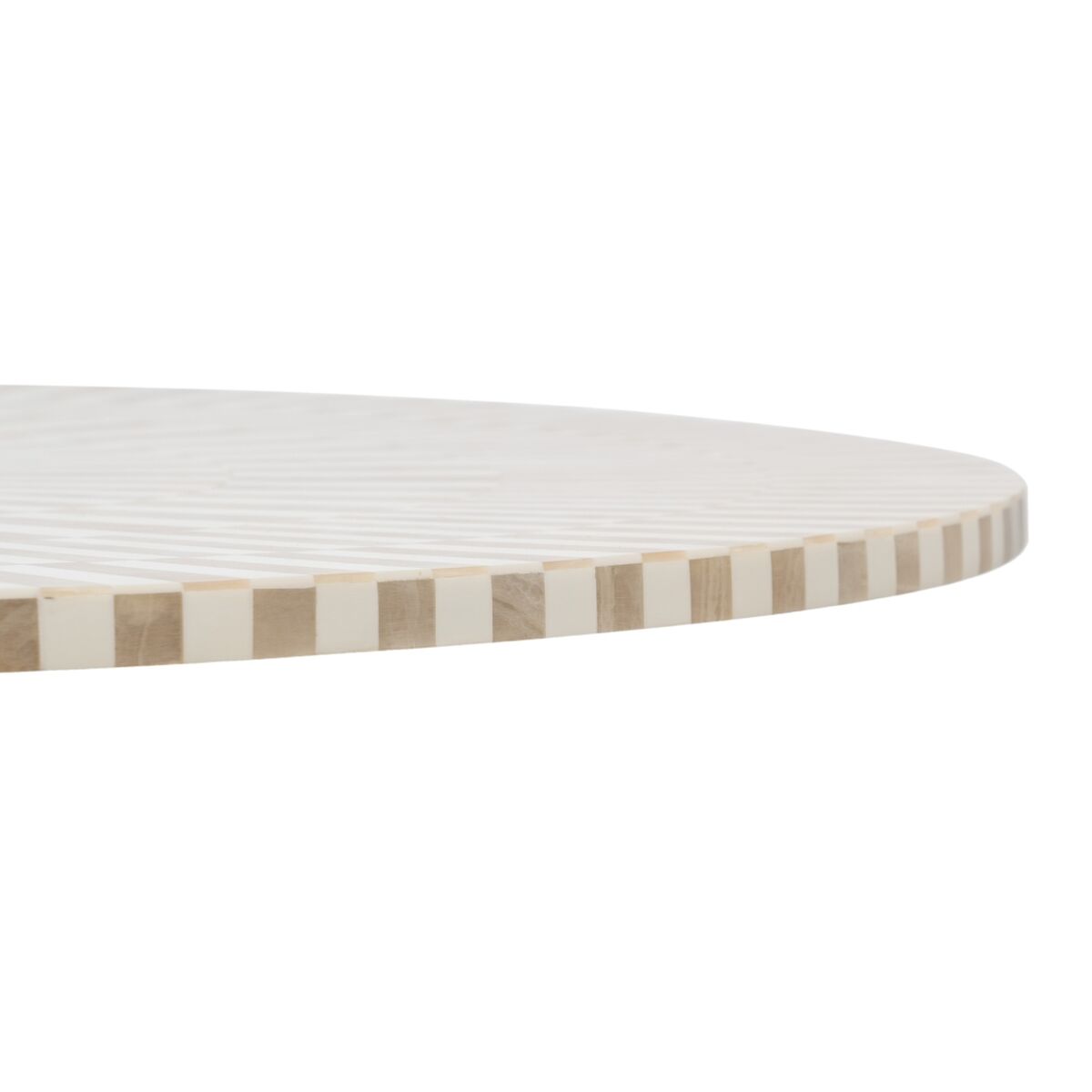 Sidobord Vit Gyllene 91,4 x 91,4 x 74 cm - 4
