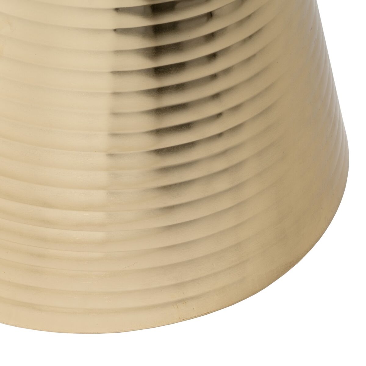 Sidobord Vit Gyllene 91,4 x 91,4 x 74 cm - 7