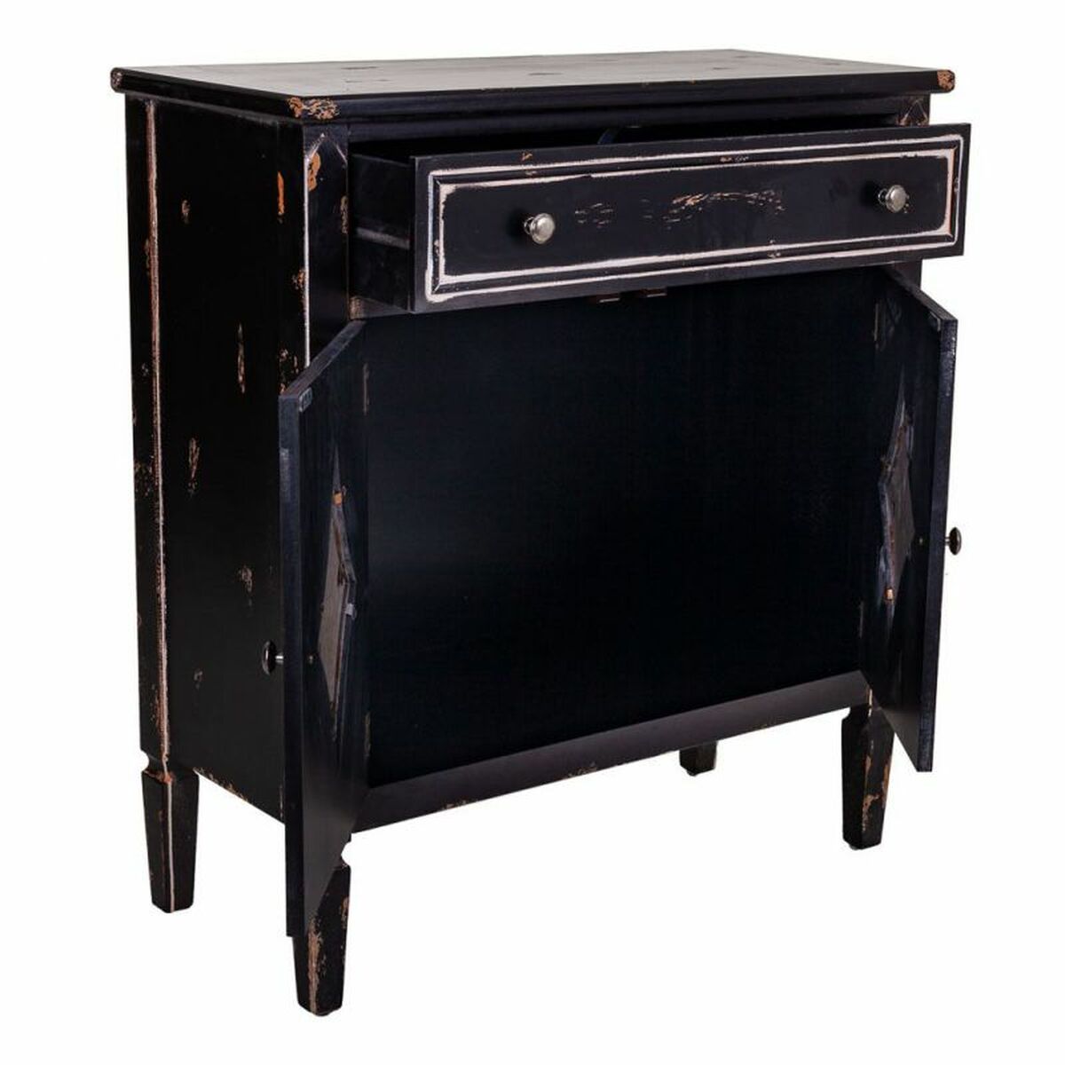 Mottagare Alexandra House Living Svart 36 x 88 x 80 cm - 4