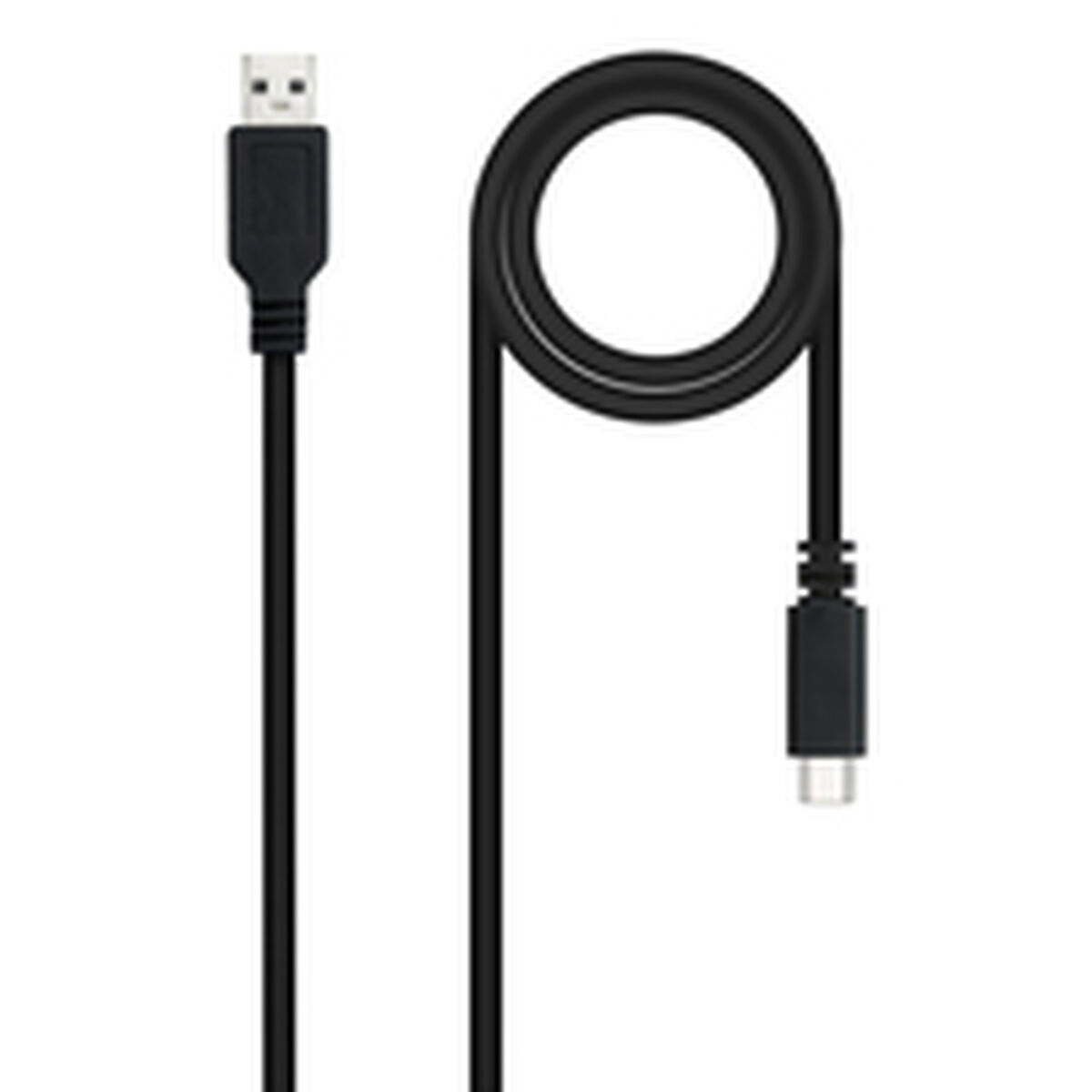 USB 2.0-kabel NANOCABLE Svart 1,5 m - 2