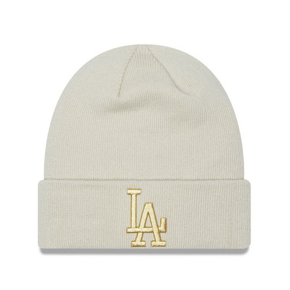Sportmössa New Era Metallic Logo Los Angeles Beige One size