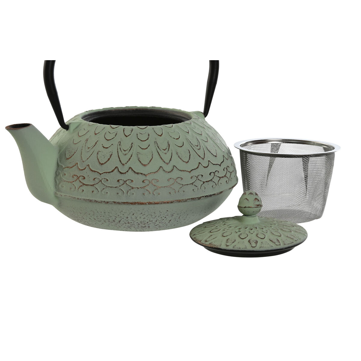 Tekanna Home ESPRIT Svart Grön Järn 900 ml - 3