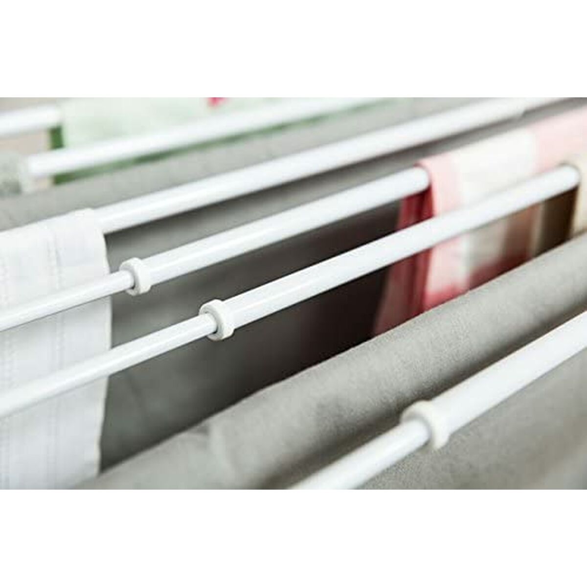 Torklina Vileda Infinity Vit Aluminium 257 x 57 x 100 cm Utdragbar - 4