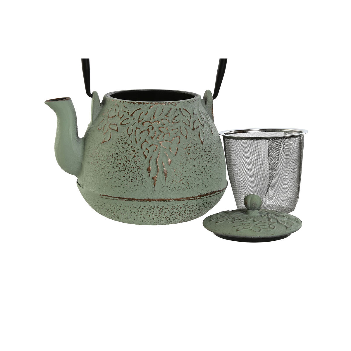 Tekanna Home ESPRIT Svart Grön Rostfritt stål Järn 900 ml - 3