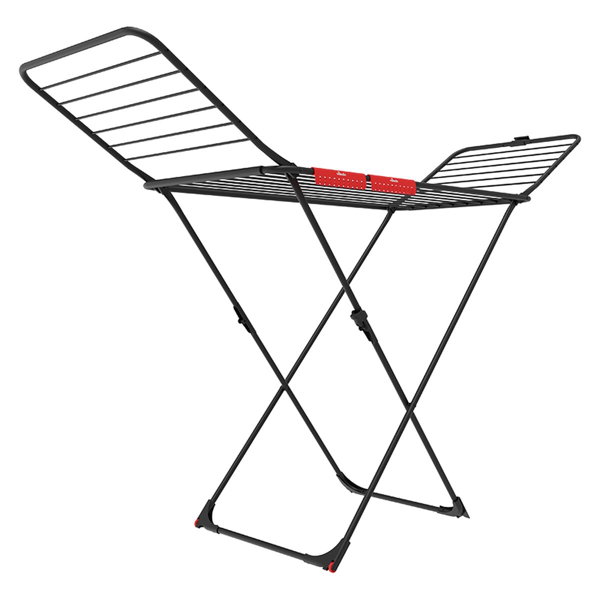 Klädhängare hopfällbar Vileda Extra Black 174090 174 x 56 x 116 cm - 2