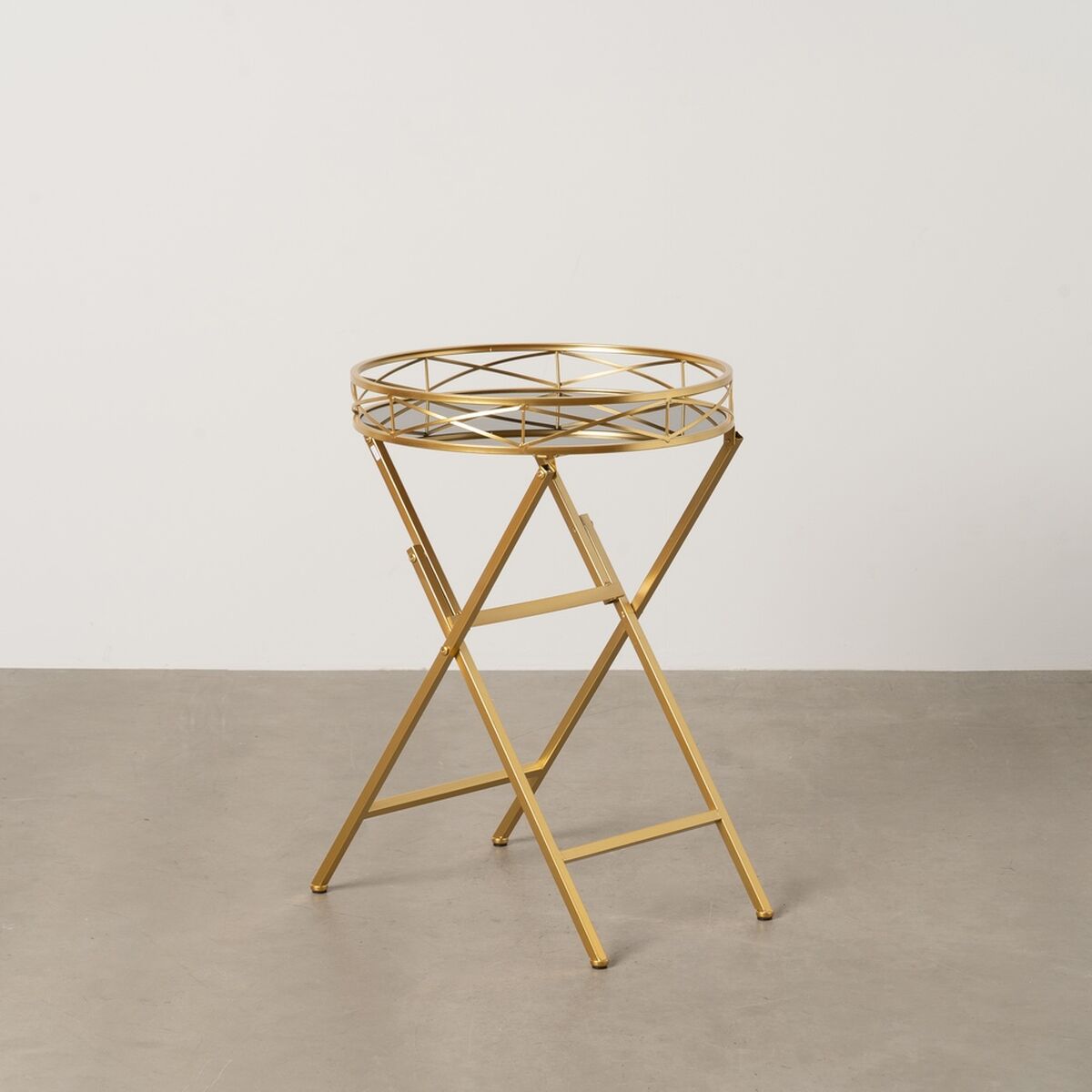 Sidobord Svart Gyllene 51 x 49 x 71,3 cm - 2