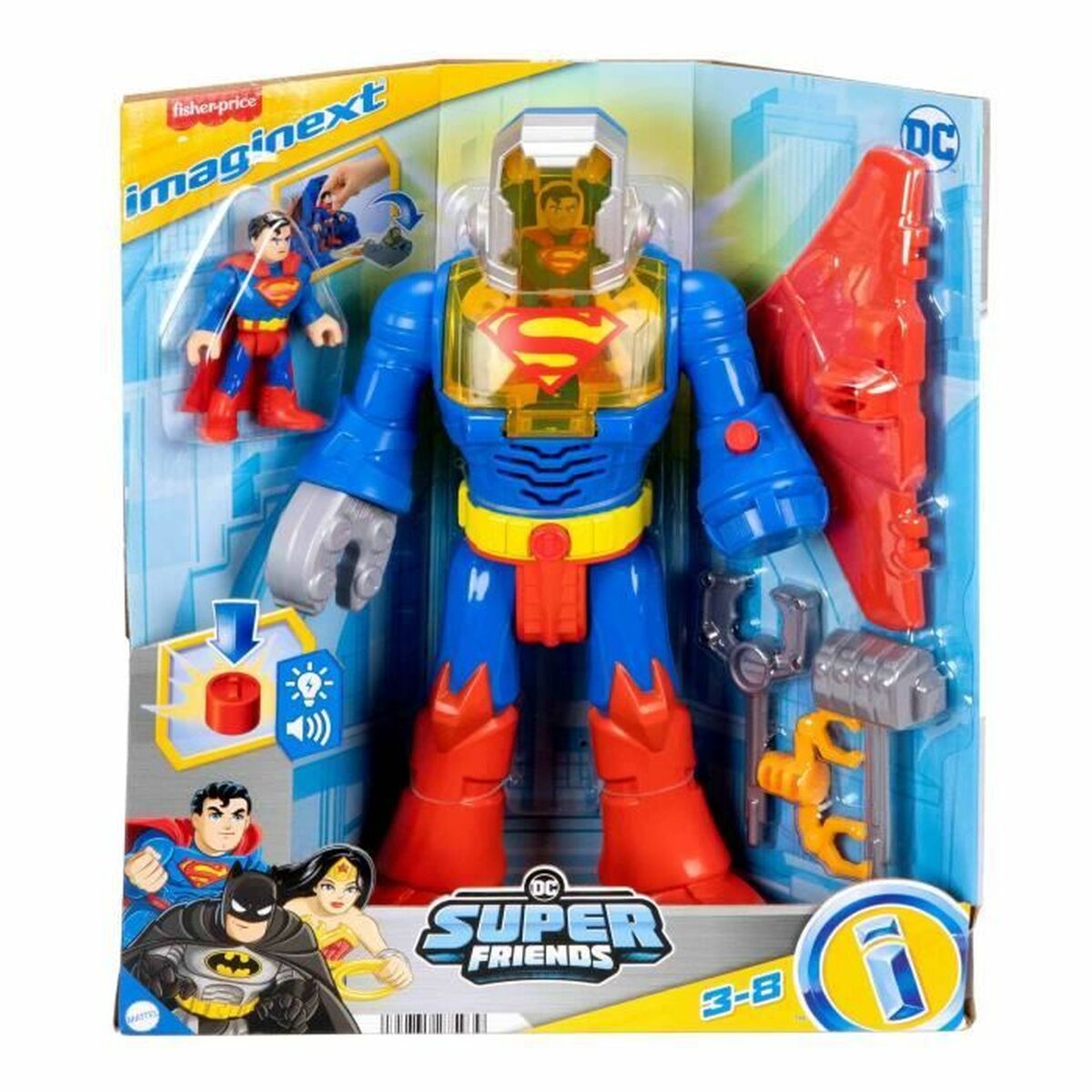 Ledad figur Imaginext Superman XL - 4