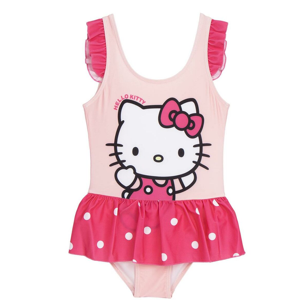 Baddräkt, Flickor Hello Kitty Ljusrosa