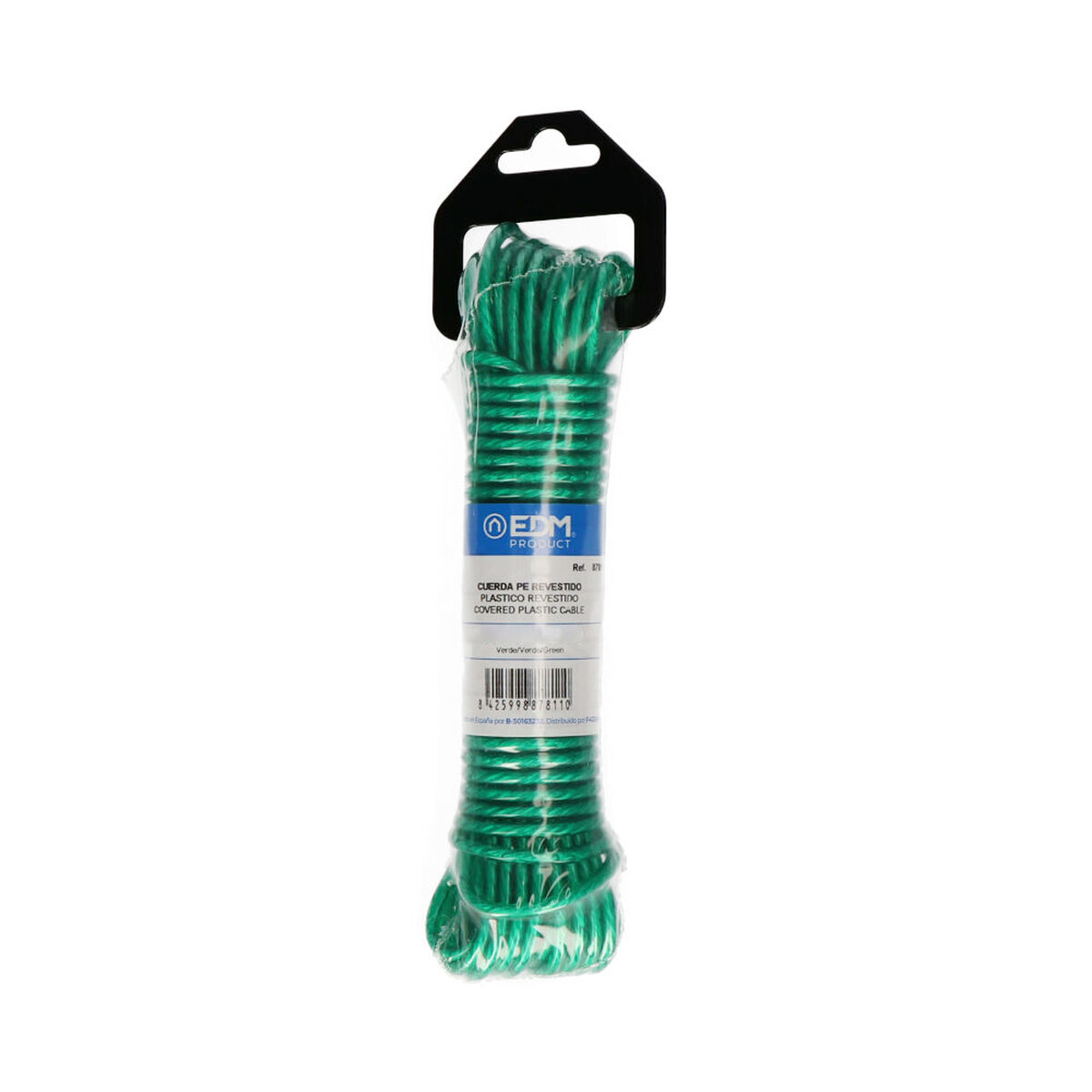 Snöre EDM 87813 Grön Plast 3,8 mm x 25 m - 7